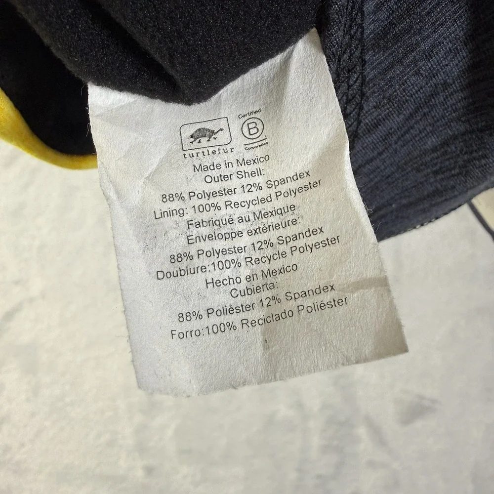 NWT Turtlefur‎ Baclava Scard Spring Skiing Snowbaord Yellow Grey Mountain Winter